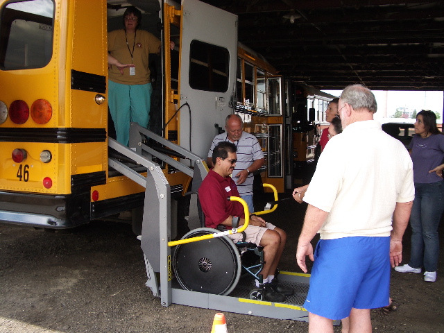 Bus driver training for transport of PWD